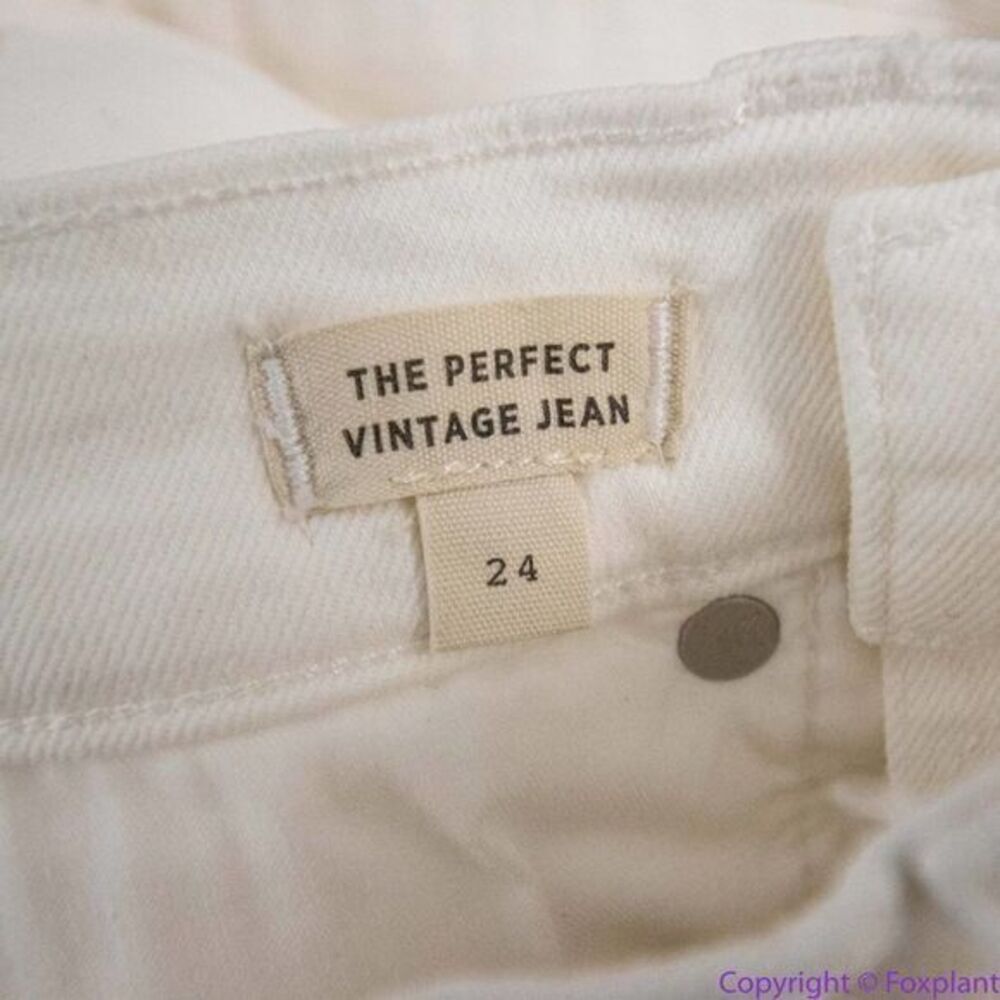 NEW Madewell The High-Rise Perfect Vintage Jean‎ in Tile White, 24 - Picture 14 of 16